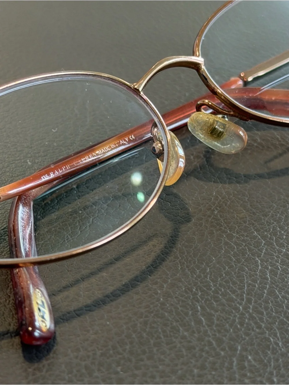 Vintage Ralph Lauren Glasses Frames RL1403 GA3 Oval Brown